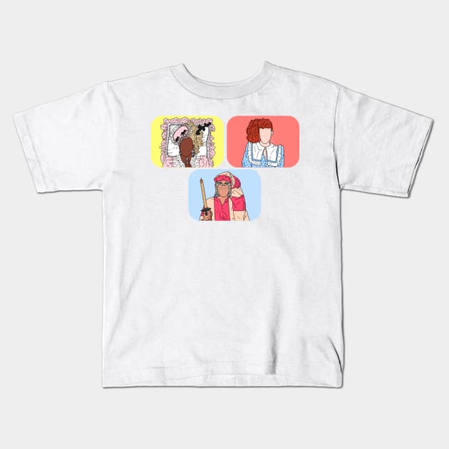 Gigi Goode, Crystal Methyd, Jaida Essence Hall Kids T-Shirt by doctorbihcraft